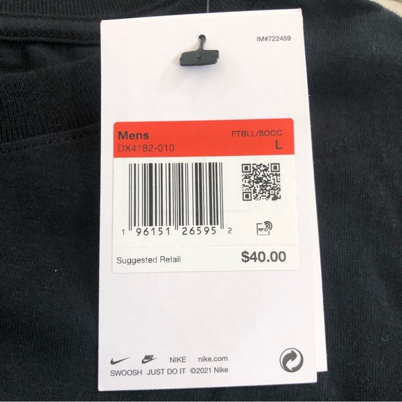 Nike Men's U.S. National Team 'Black' Graphic T-Shirt DX4182-010 size L - Picture 4 of 6